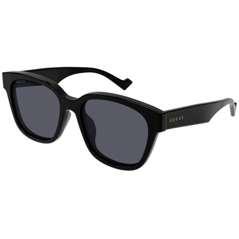 Gucci Men's Gg1430sk Black Rectangle Sunglasses 